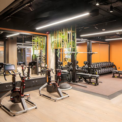 Keep on top of fitness in the supped-up shared gym