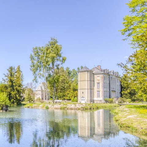 Stay in a chateau that dates back to the 17th century