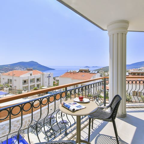 Wake up to beautiful views of the bay