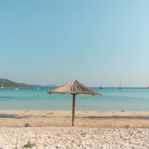 Spend a day swimming in the sea at nearby Playa Las Chapas