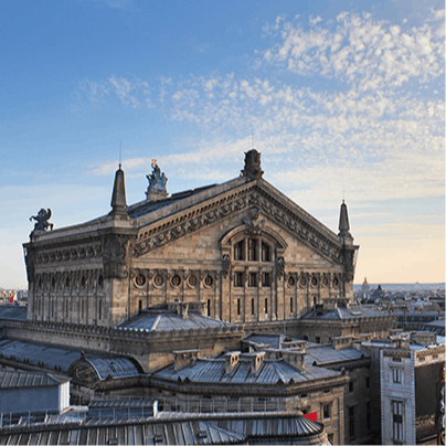 Soak up the atmosphere at the Palais Garnier, a short walk away