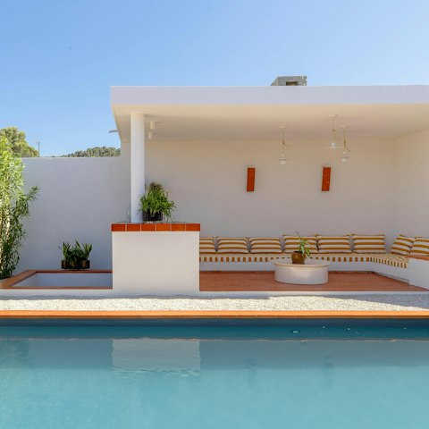 Enjoy long days lounging by the stylish pool