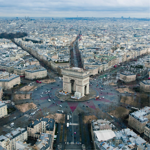 Soak up the magic of Paris from the Champs-Élysées