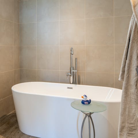 Treat yourself to a moment of calm with a luxurious bubble bath