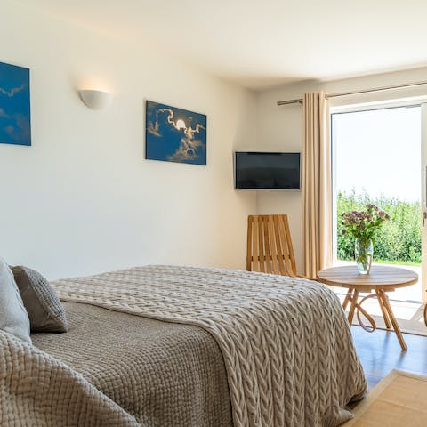 Get a good night's rest and wake up to breathtaking view outside