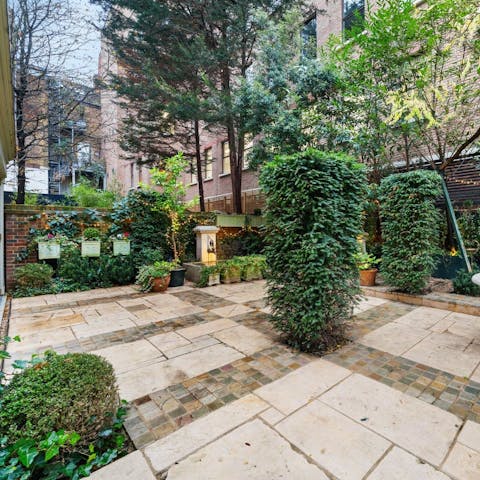 Revel in your private garden – a real bonus for central London