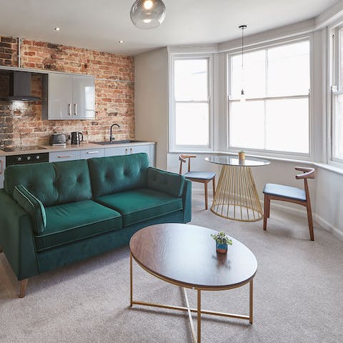 Enjoy the feeling of walking into this cosy home after a day of fresh sea air