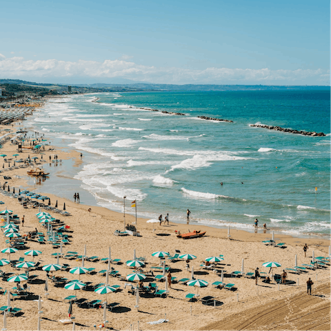 Head to the beach at Polignano a Mare – it's just 5kms away