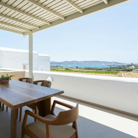 Enjoy the views while sipping sunset drinks on the terrace