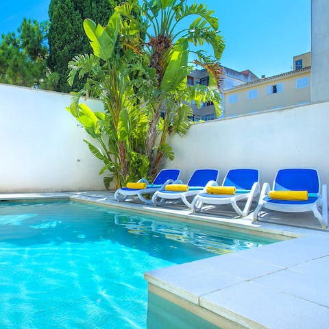 Spend seamingly endless summer days relaxing by the water's edge