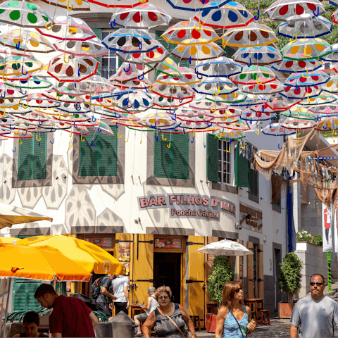 Explore the colourful streets of Camera de Lobos