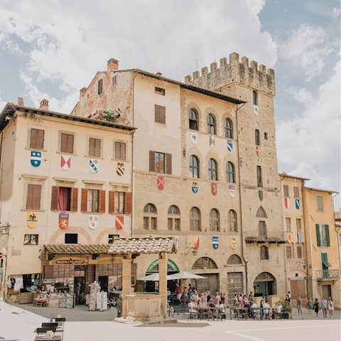 Take a daytrip to Arezzo, an hour's drive away