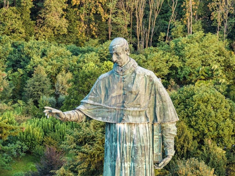 Climb inside the Colossus of San Carlo, one of the world's tallest statue interiors, a thirty-minute walk
