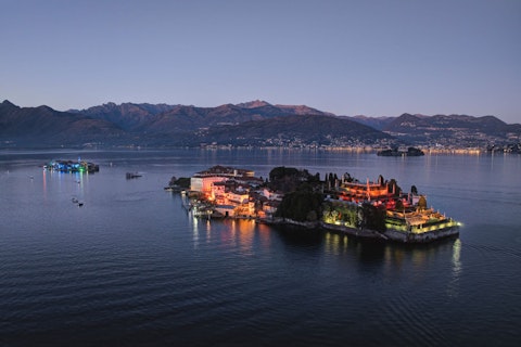 Discover the Borromean Islands' baroque palaces, terraced gardens and exotic peacocks