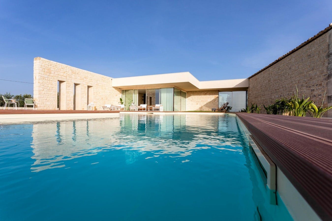 Poolside in Sicily