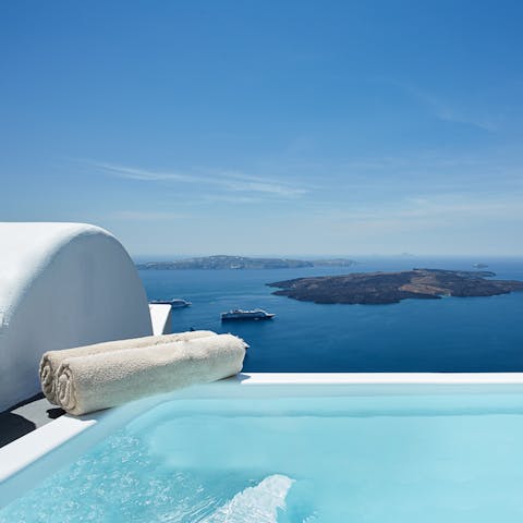 Go for a refreshing dip in the pool
