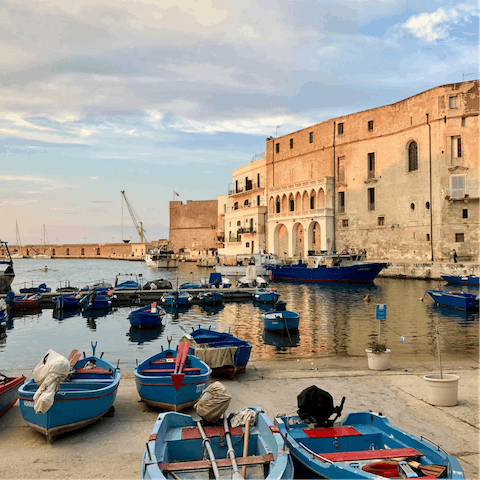 Stay just a twenty minute drive away from the stunning town of Monopoli