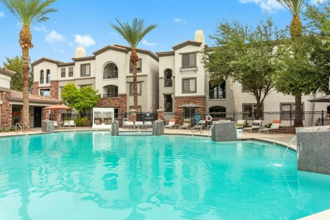 Cool off in the pool beneath Arizona's open sky