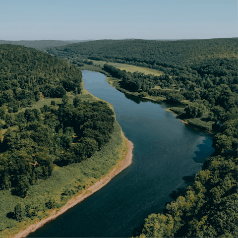 Go tubing or swimming in the Delaware River
