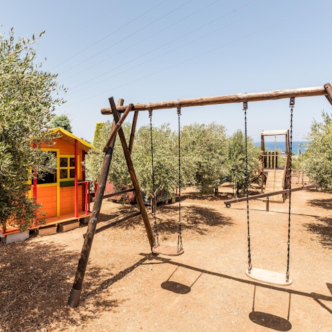 Let the kids play to their heart's content in the playground