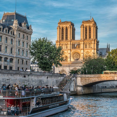 Ride the metro for twenty minutes and visit Notre Dame