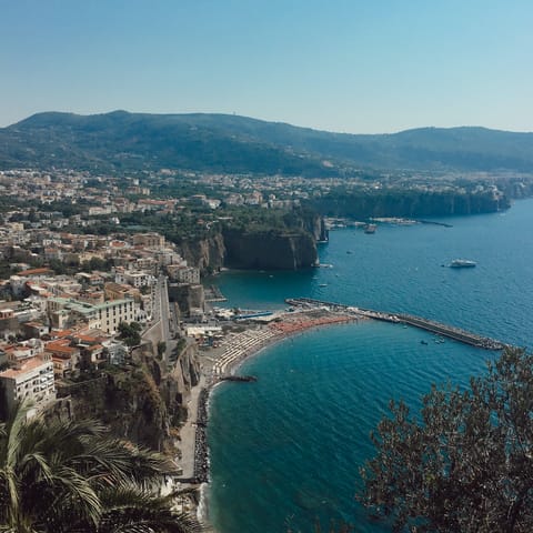 Spend time exploring the marina and beaches, a short walk away
