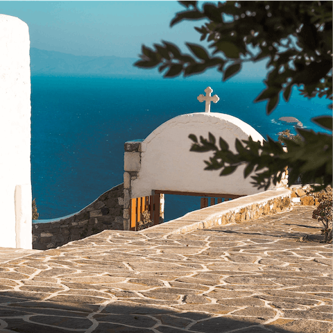 Explore the picturesque island of Paros, home to whitewashed villages and beautiful beaches