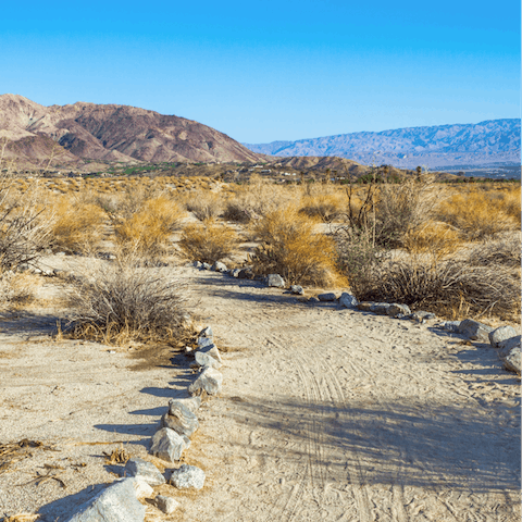 Drive just fifteen minutes to Coachella Valley for the famous festival