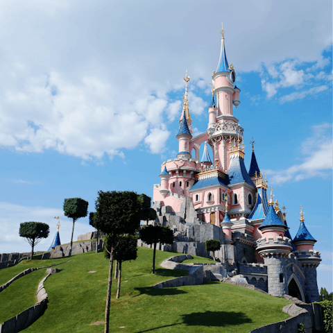 Spend a day at Disneyland Paris – it's six minutes away by car