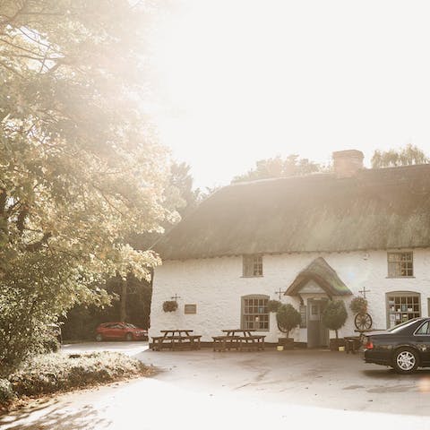 Dine at the local pub, The King's head – just a five-minute walk away