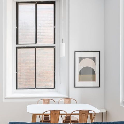 Serve up some local delicacies at the dining area