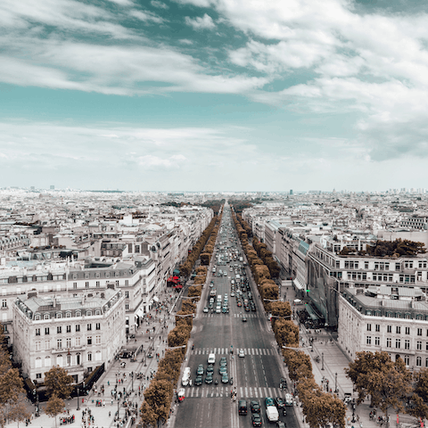 Experience what Champs-Élysées has to offer – a three minute walk away