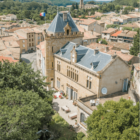 Stay in a historic chateau in Languedoc