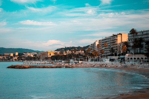 Sink your toes into the sand of Croisette Beach, a ten-minute walk away