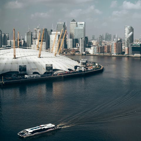 Catch a show at the nearby O2
