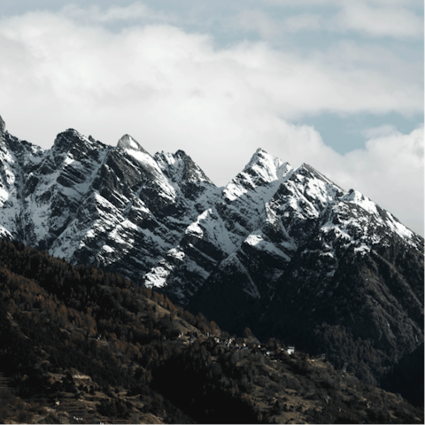 Explore the gorgeous Swiss landscapes from your location in Lugano