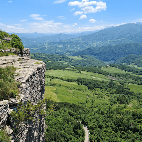Discover the dramatic landscape of Emilia-Romagna