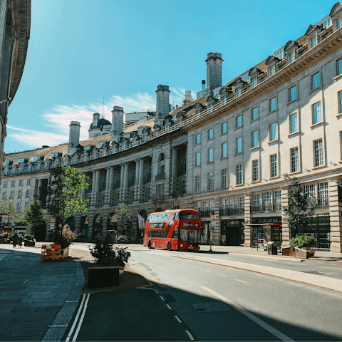Walk to Regent's Street for an afternoon of shopping