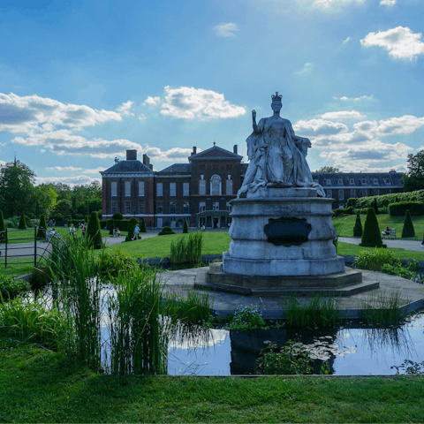 Take a stroll through the beautiful Kensington Gardens
