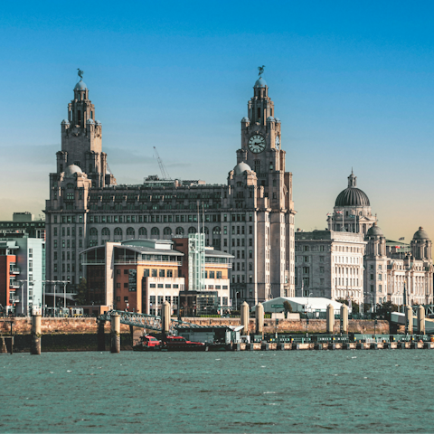 Stroll to the waterfront, a two-minute walk away