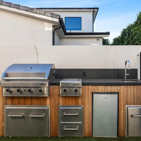 Fire up the grill for alfresco feasts in the garden