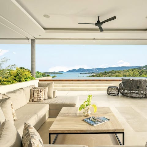 Find the perfect spot for dreamy sunset drinks on the terrace