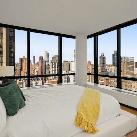 Wake up to skyline views