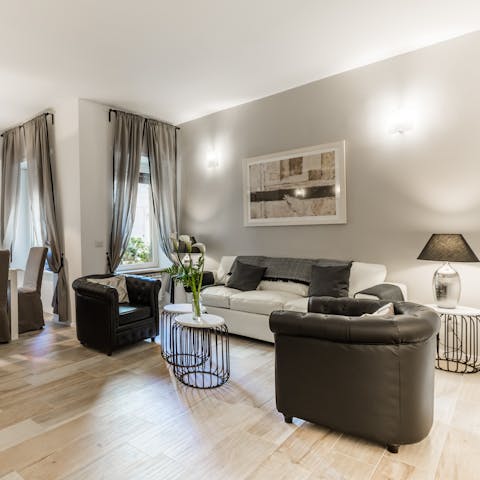 Relax in style after spending your days seeing the sights