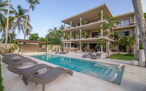Spend your days enjoying the sunshine from the lounger-lined pool
