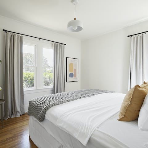 Enjoy an unbroken night's sleep in the peaceful surroundings of Los Feliz