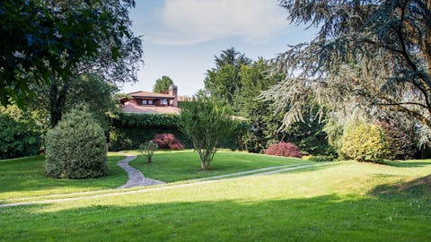 Take a stroll in your large private gardens