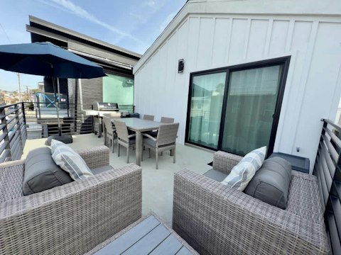 Fire up the barbecue and enjoy drinks on the terrace
