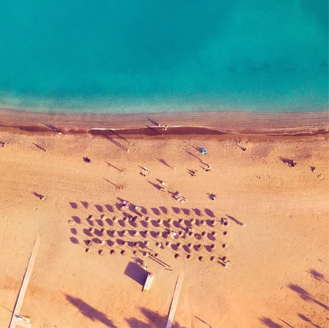 Mosey over to the beaches of La Malagueta, just a five-minute walk away