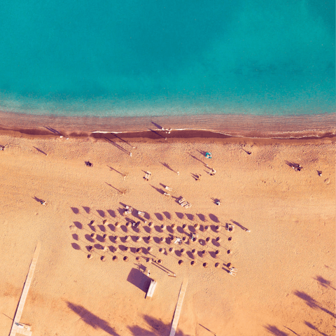 Mosey over to the beaches of La Malagueta, just a five-minute walk away